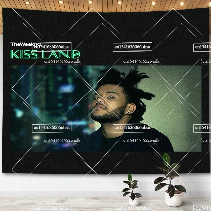 The Weeknd Music Album Posters House of Balloons Tapestry Living Room Decor Aesthetic Hippie Tapestries Home Decoration Carpets