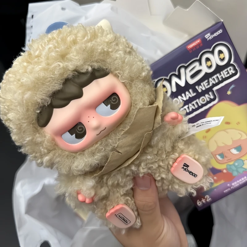 Miniso Origineel Op Voorraad Monboo Mood Weather Station Serie Vinyl Blind Box Speelgoed Desktop Decor Verzamelen Poppen Verjaardagscadeaus