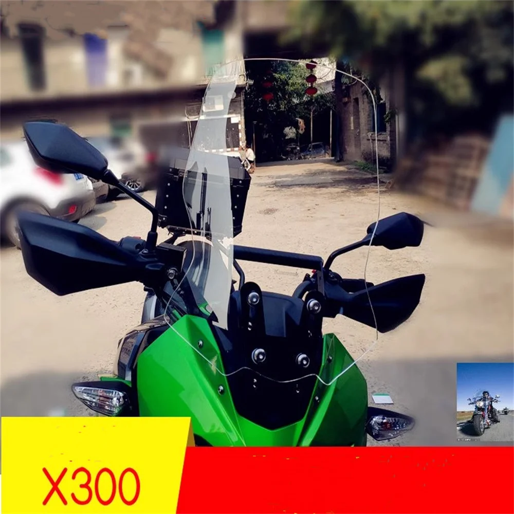 For Kawasaki Versys-X 300 Motorcycle Windshield Modified Windshield Modified Front Windshield  Versys-X 300 X300 300X