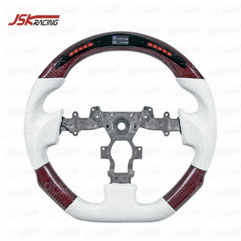 

Руль Jsk-7 Style из красного карбона с LED-подсветкой для Nissan GTR R35 2008-2016 годов
