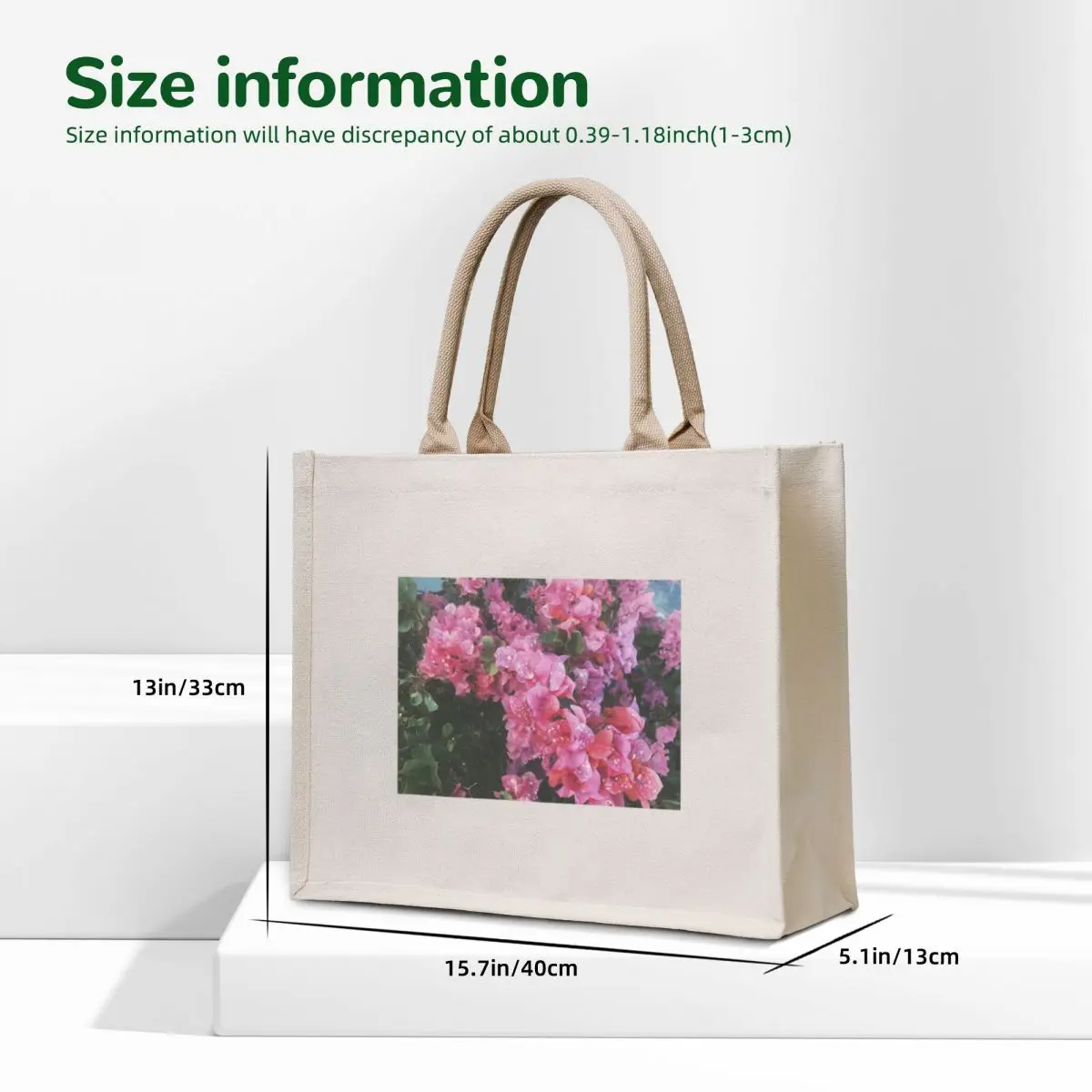 Bougainvillea Tote Bag hand bags bags for women reusable grocery bags tote cloth