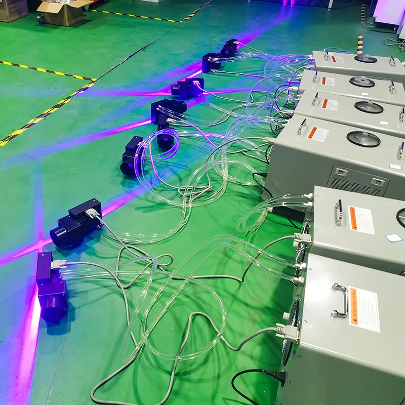 المكونات الأساسية PLC لنظام المعالجة الصناعية بالأشعة فوق البنفسجية LED عالي الكثافة ومبرد بالماء