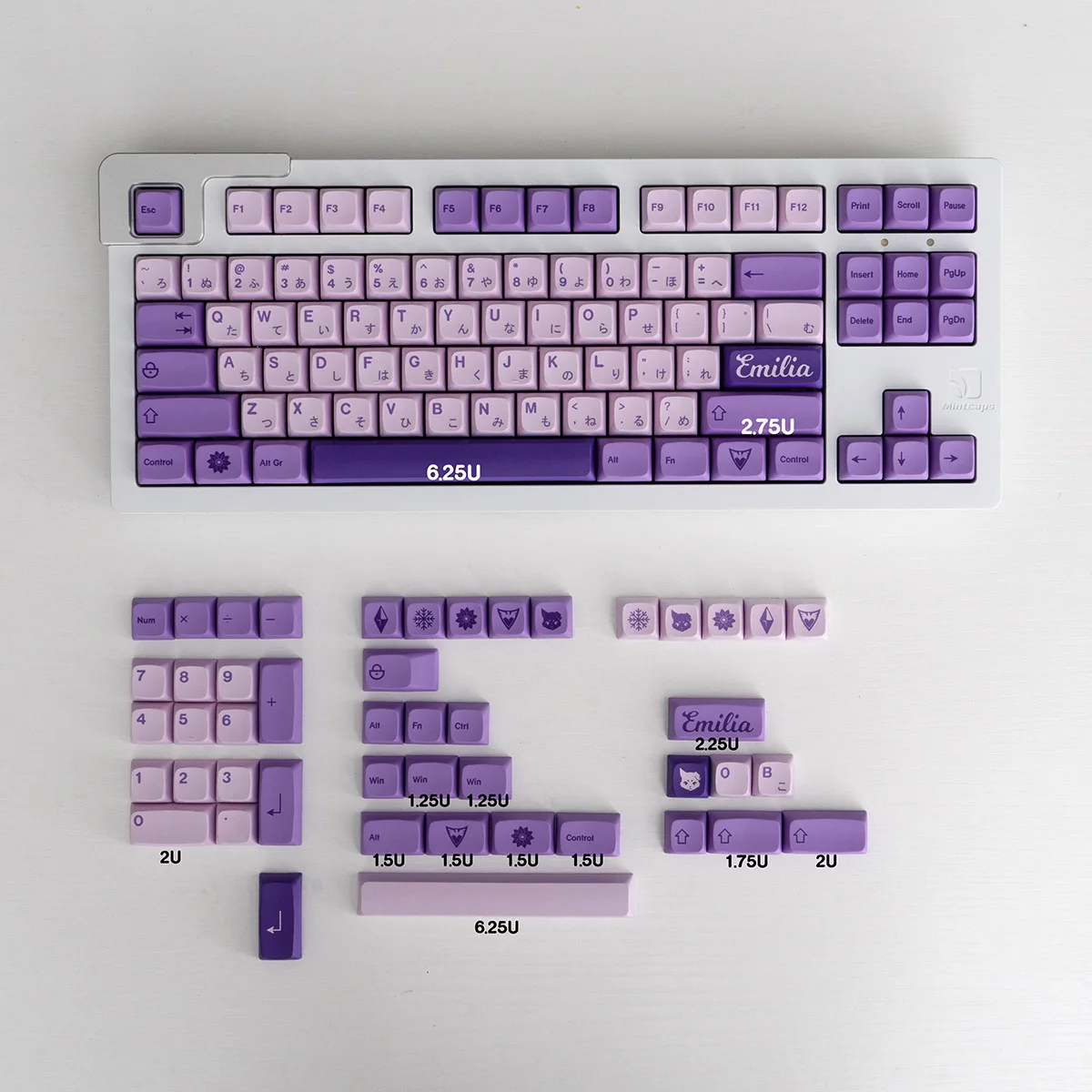 XDA Frost Witch Keycaps for GK61 Anne Pro 2
