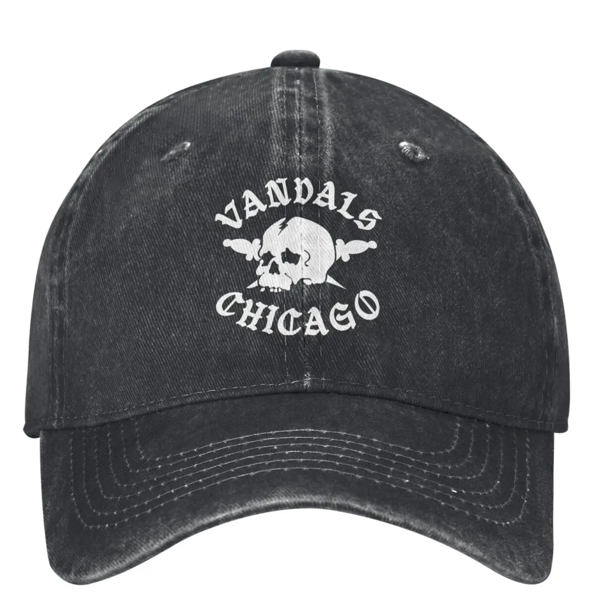 

VANDALS Chicago Biker Gang The Bikeriders Merch Unisex Style Baseball Caps Distressed Washed Hats Cap Vintage Casquette Dad Hat