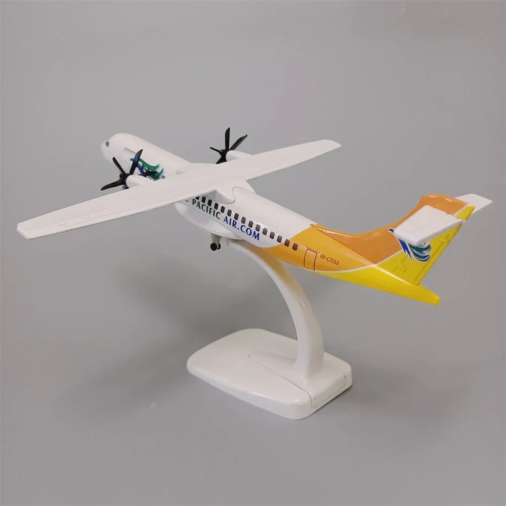 Avion l'inventaire des Philippines CEBU PACIFIC AIR ATR Vietnam ATR Airlines, modèle réduit en alliage métallique moulé sous pression avec roues Propless, 20cm