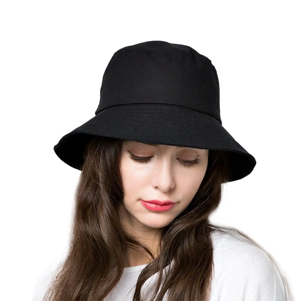 Picture 4: Men Women Portable Anti-UV Panama Hat Fisherman Cap Bucket Hat Sun Hat Beach Cap