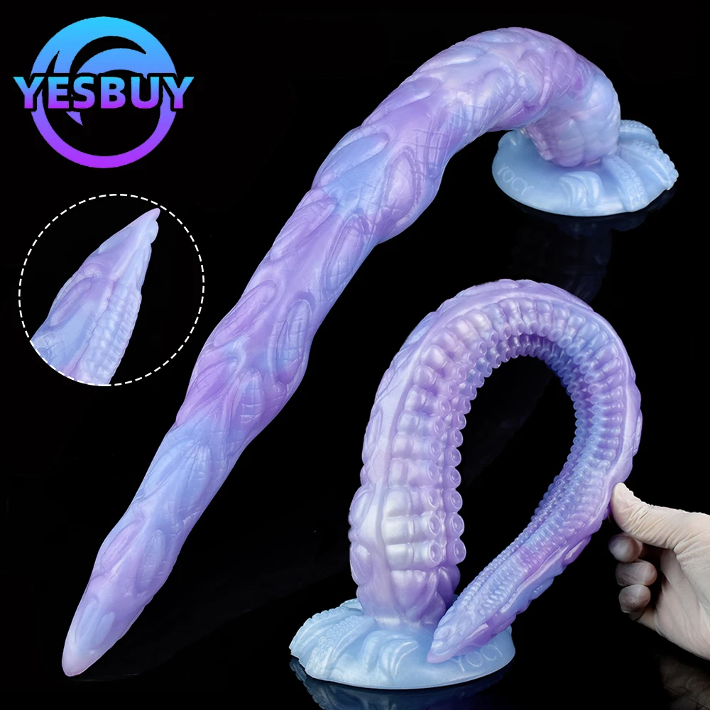 

YESBUY Long Tentacle Penis Realistic Octopus Dildo Silicone Anal Sex Toy Butt Plug Stimulator For Lesbian Gays Masturbator Toys