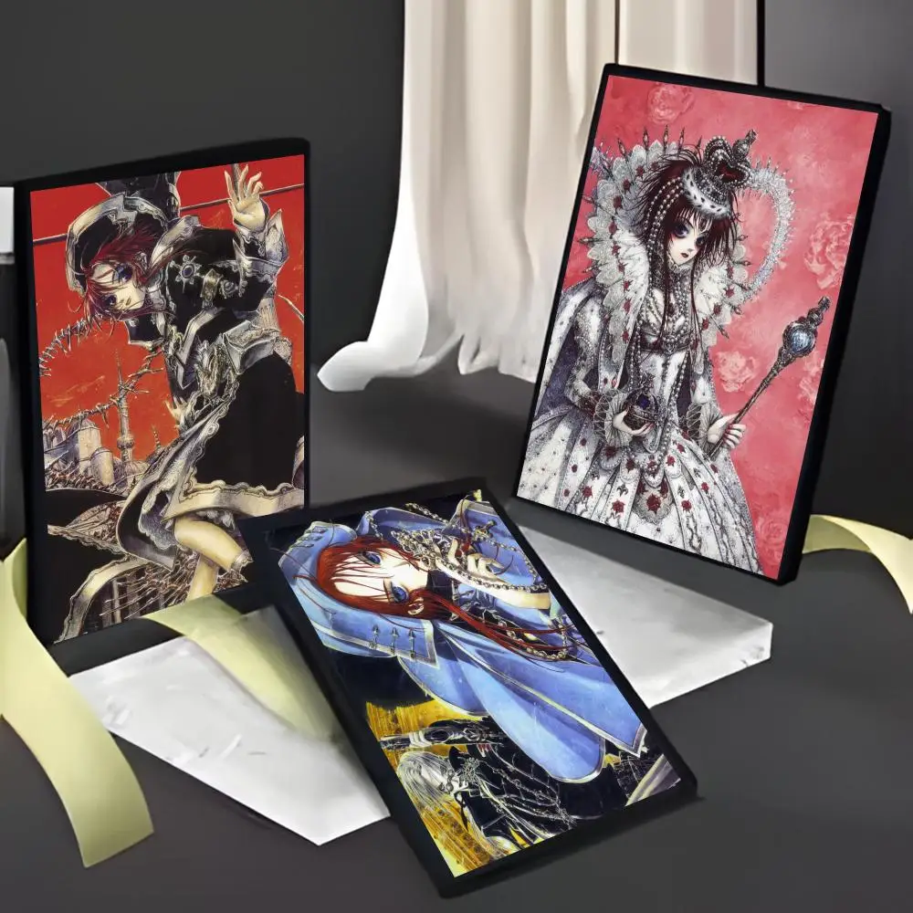 Gothic Ornate T-Trinity Blood Vampire Anime Dark Fantasy Style Poster American Film Mural Home Childrens Room Wall Decor Print