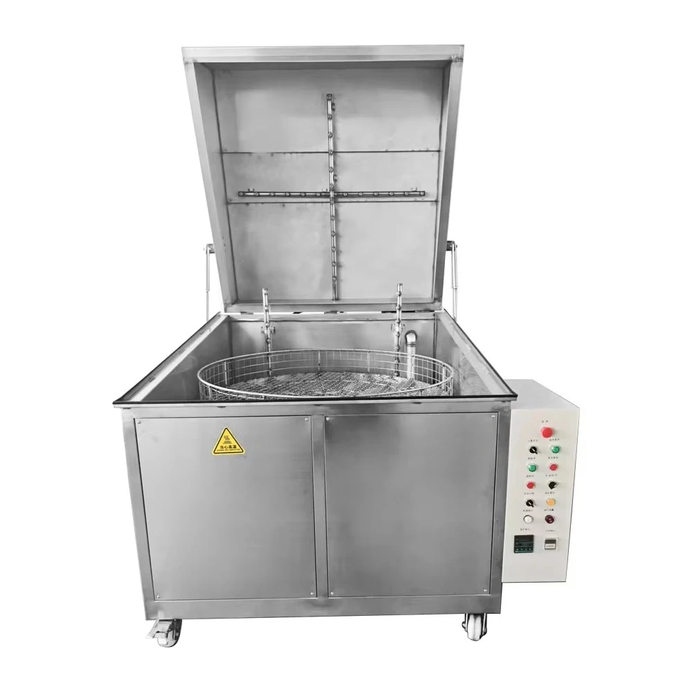 High Pressure Water Jet Cleaning Machine Parts Washing Machine Rotary Spray Rinsing Industrial Parts Washer