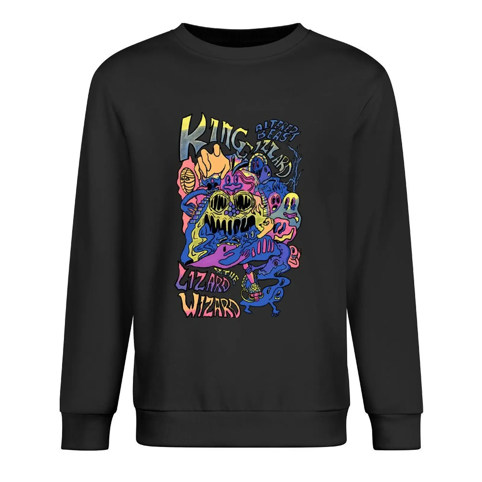 

King Gizzard and the lizard wizard - Altered beast Color 2 Pullover korean style clothes mens clothes winter man sweatshirt