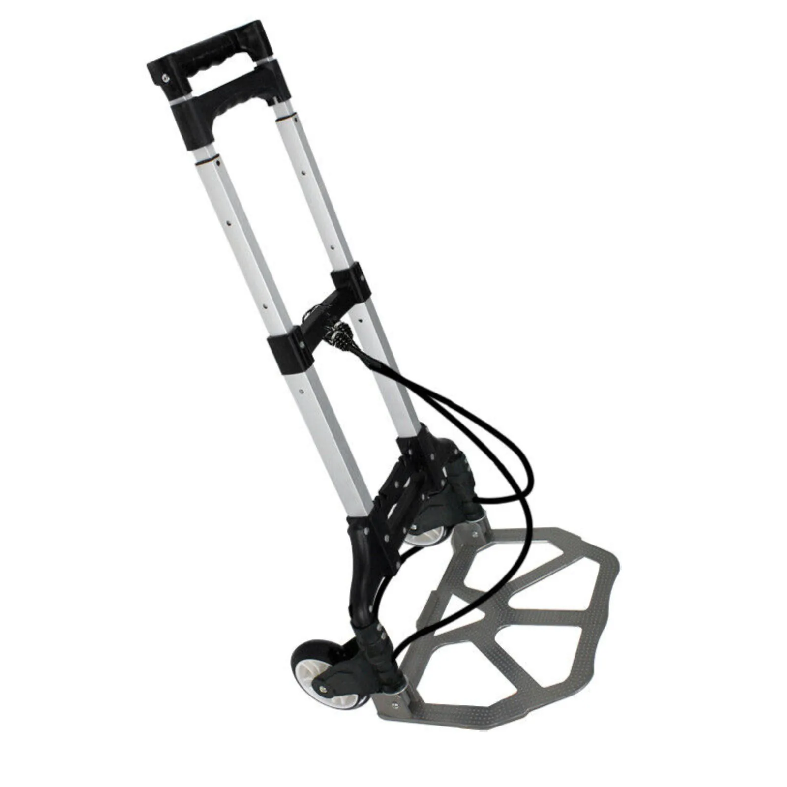 Folding Hand Truck 176lbs Capacity Aluminum Portable Cart with Handle & Wheels United States