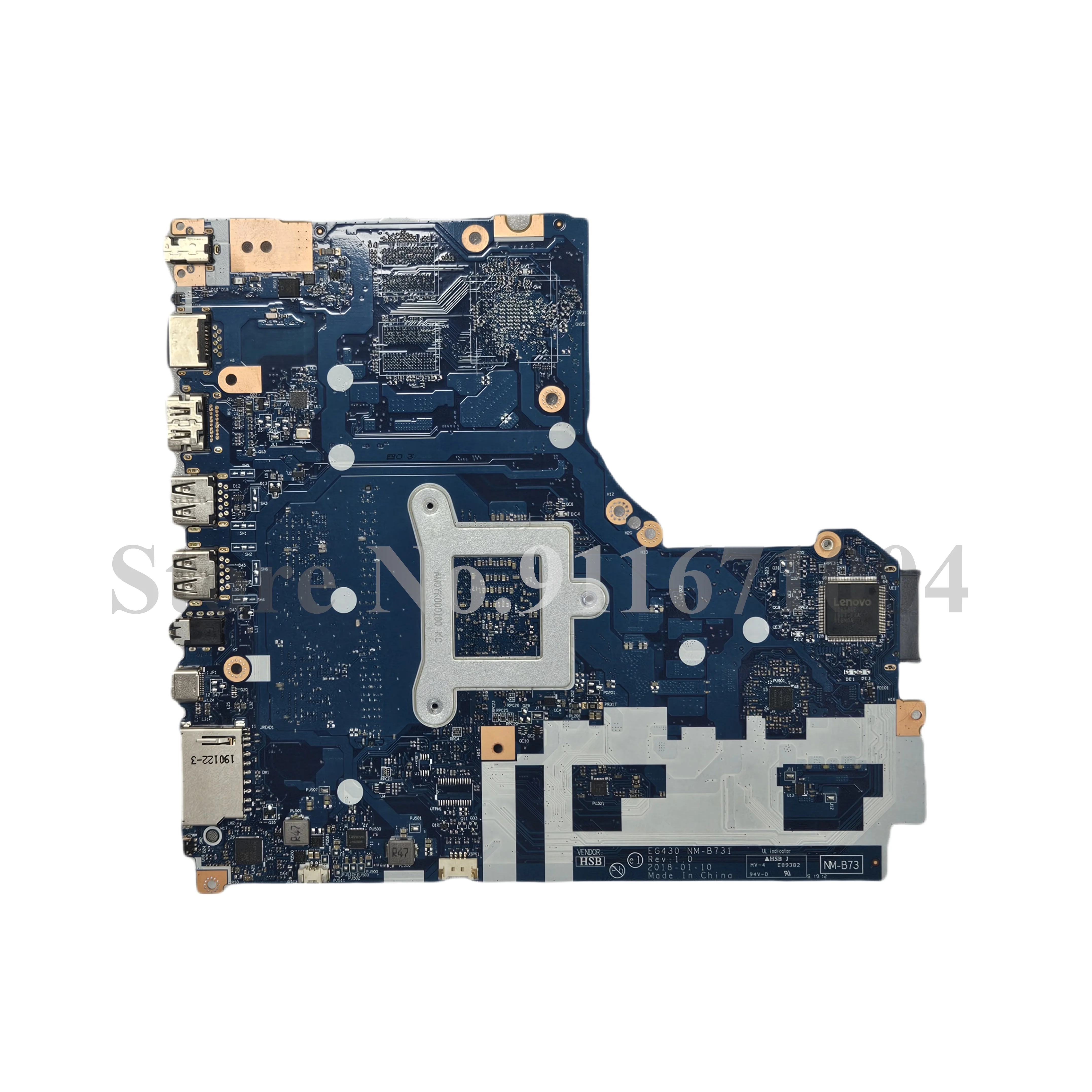 EG430 NM-B731 For Lenovo Ideapad 330-14IKB Laptop Motherboard With I7-8550U I5-8250U CPU UMA 4G RAM DDR4 100% Work