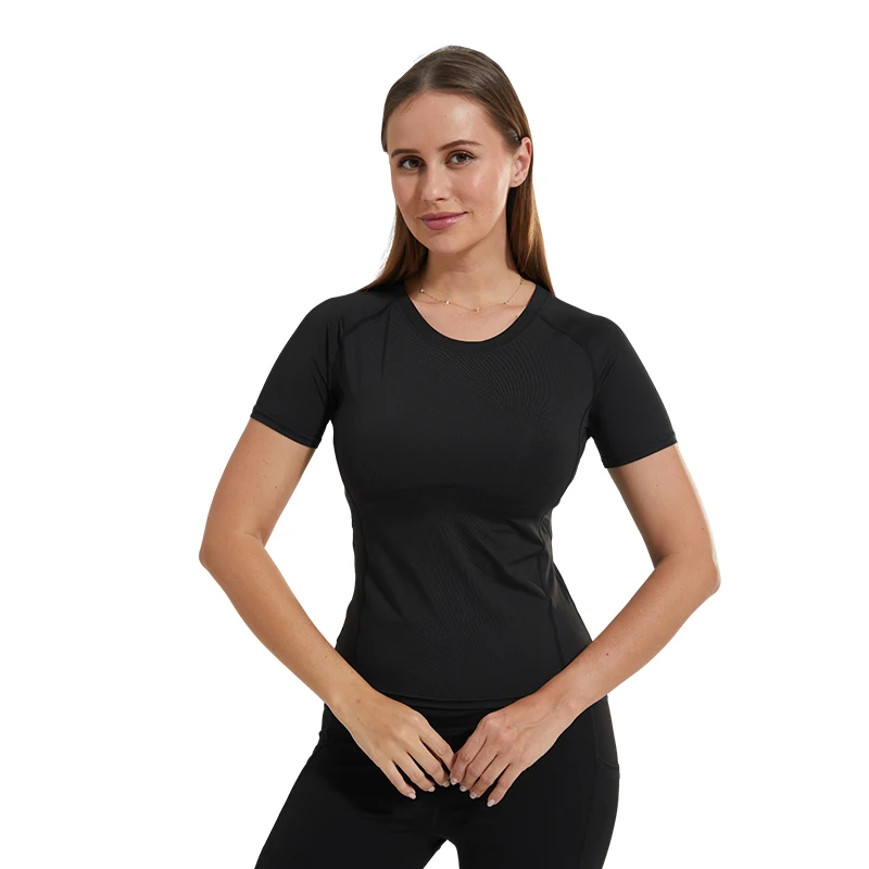 Womens Compression Shirts Short Sleeve Athletic Sports Quick Dry Compression Tops for Women Running Workout Shirt Yoga Shirts
