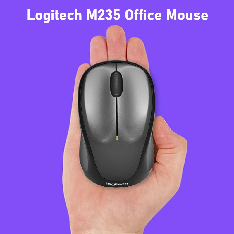 

Logitech M235 Wireless Office Mouse Small and Medium-sized Hands Mouse for Notebook/Desktop Computers/Mac Enterprise Procurement