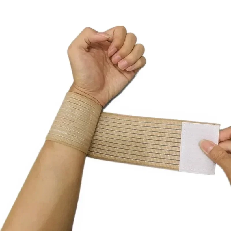 1pc cinturino fasciatura elastica per lo sport polso regolabile gamba braccio cravatta cinturino supporto traspirante palestra fitness fascia da polso tutore