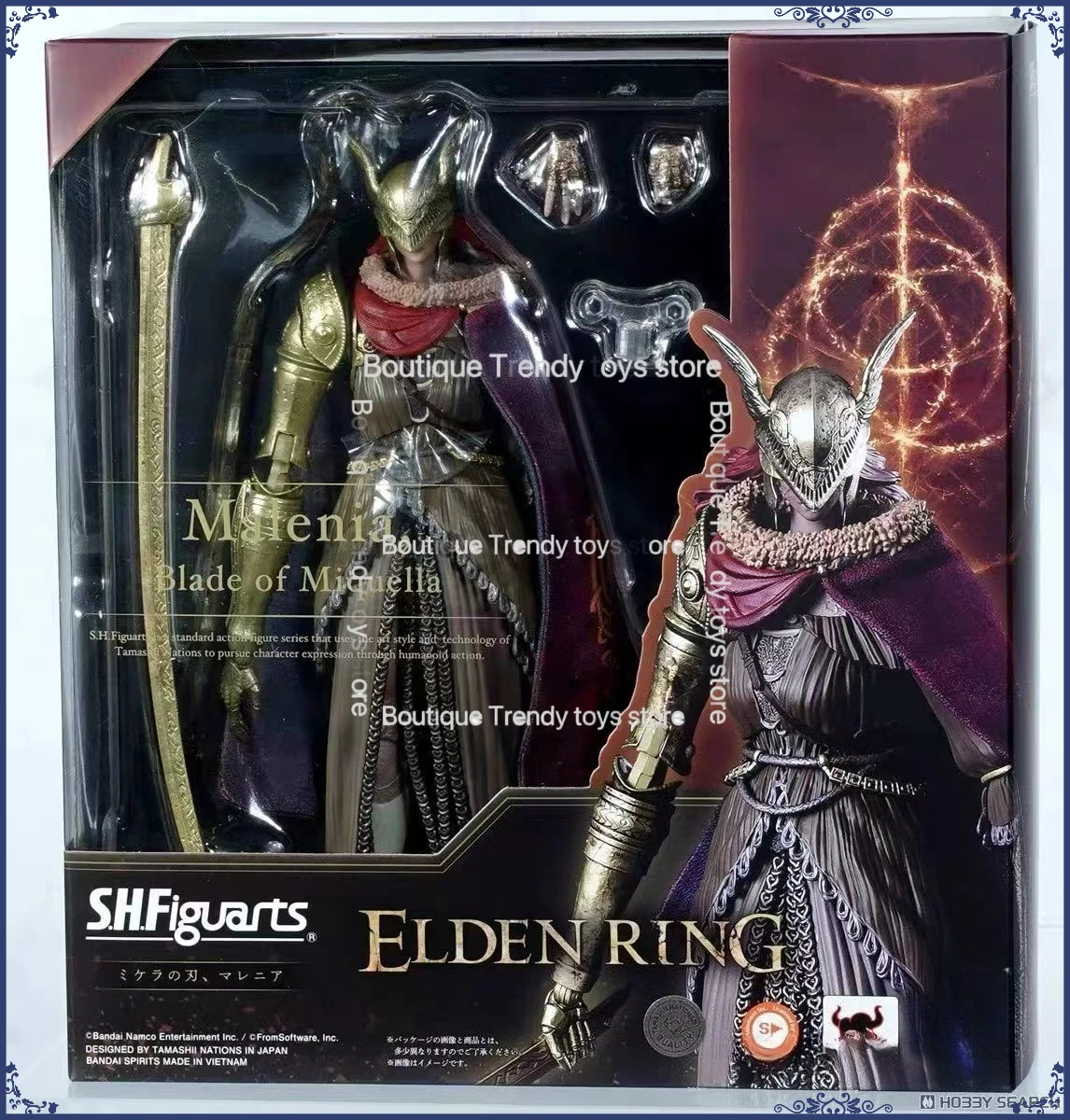 Original BANDAI The Elden Ring S.H.Figuarts SHF Malenia Blade of Miquella PVC Action Figures Model Collection Toys
