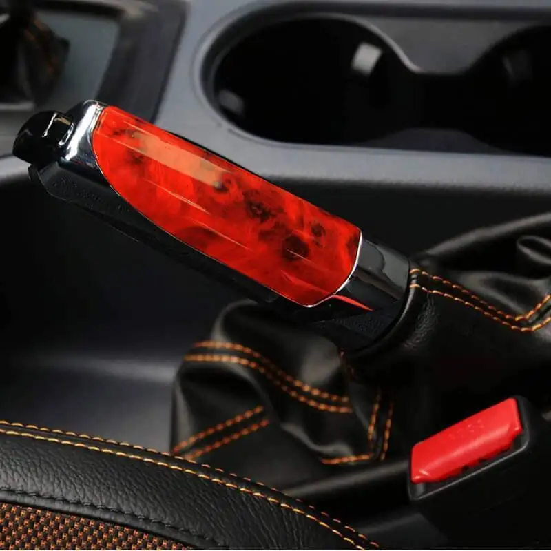 Xe Phanh Tay Vỏ Bảo Vệ Nội Thất Xe Hơi Giả Sợi Carbon Tay Bao Tay Sửa Đổi Vỏ Bảo Vệ