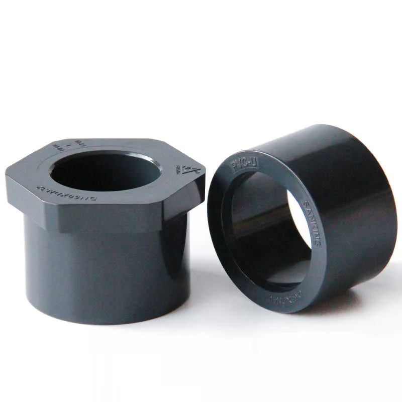 1-10Pc 20 25 32-50mm UPVC Reducing Bushing Pipe Connector Adapter Garden Irrigation PVC Pipe Fittings Plastic Tube Joint Coupler