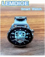 LEMFO WATCH  Smart Watch Men IP68 Waterproof 1.50 HD Screen 360*360 Bluetooth Call 330mAh Blood Oxygen Smartwatch For Men GTS4