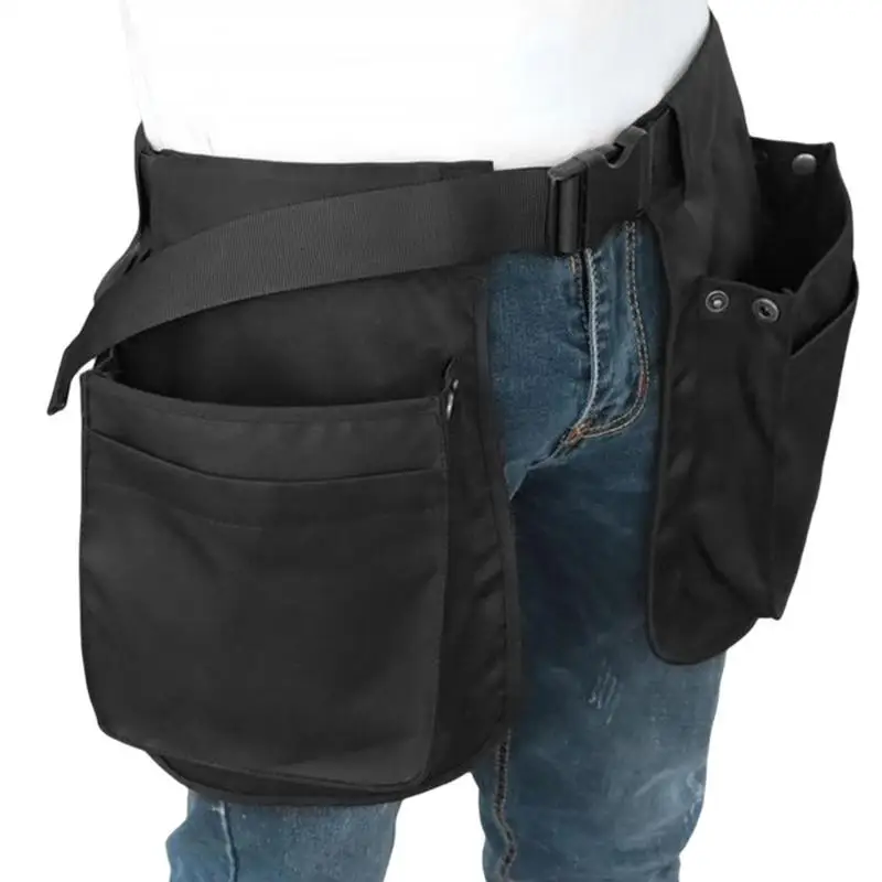 Waist Bag Belt Pouch Waist Pocket Heavy Duty Oxford Tool Apron With 7 Pockets Electrician Gardening Tool Fanny Pack Tool Storage