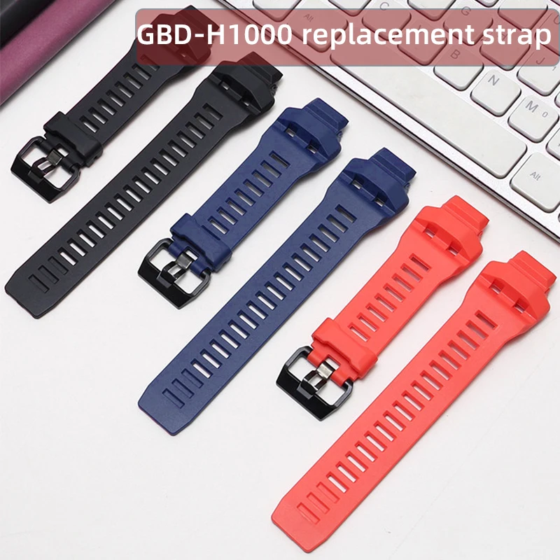 

For G-SHOCK Casio 3475 GBD-H1000 Cat Man Intelligent Sports Watch Waterproof Silicone Watch Strap Men's Replacement Accessories