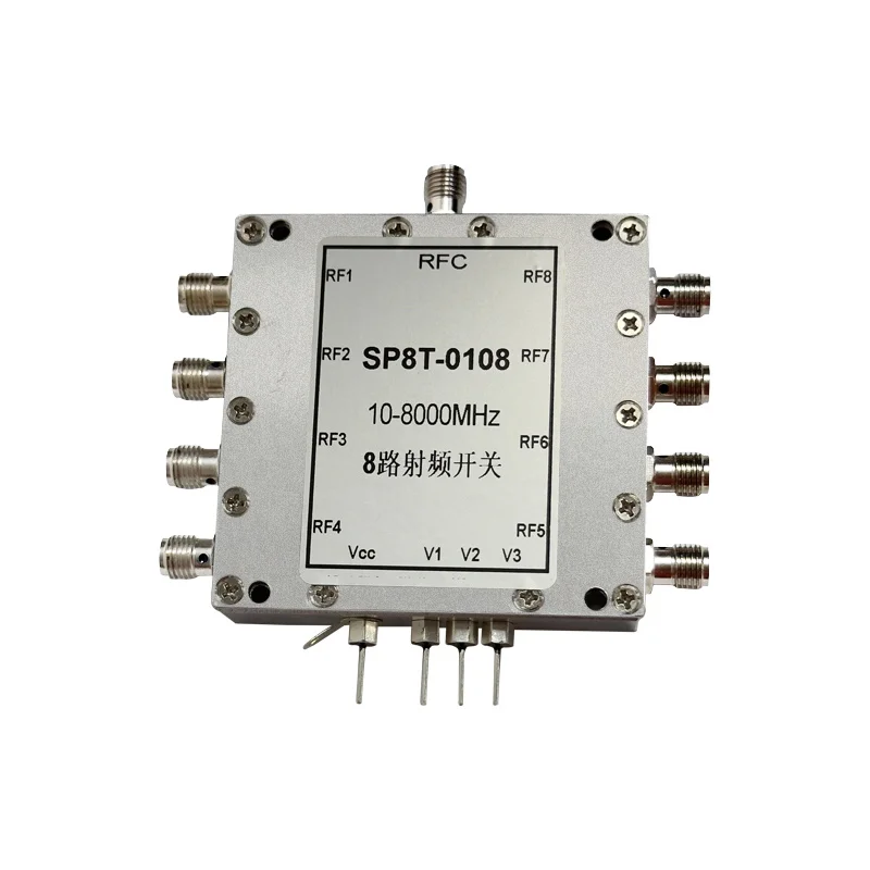 0.01-8GHz RF Switch SP8T Electronic Switch Toggle Switch Everything Eight RF Microwave Switches