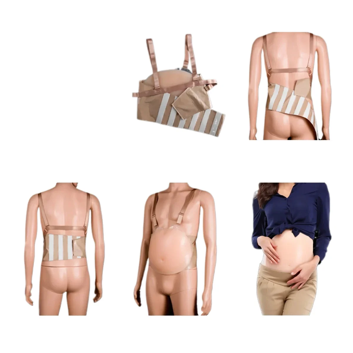 

2-10 месяцев искусственный поддельный силиконовый живот животик краска живота ложная беременность трансвестит Хэллоуин пародия