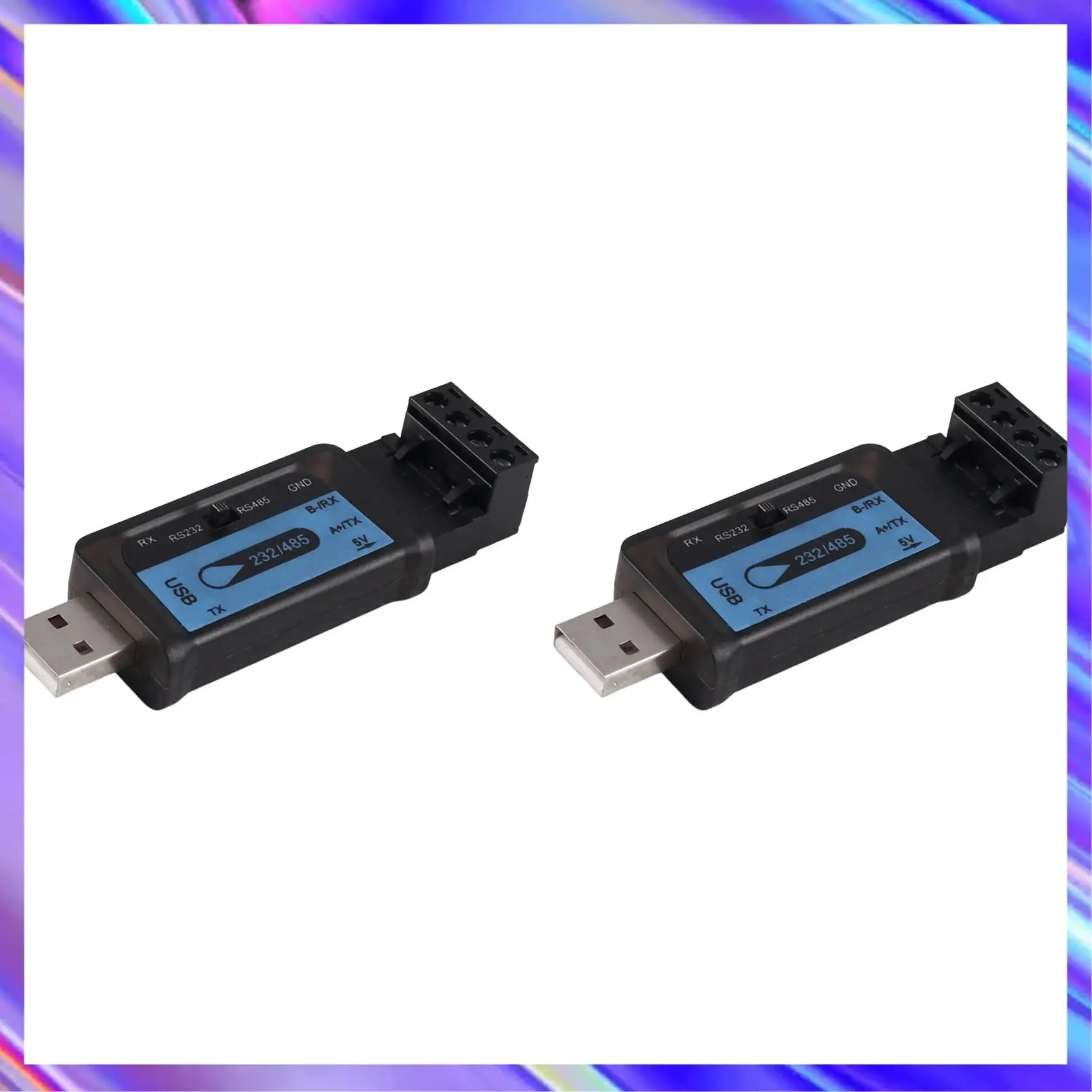 

2X CH340 USB-RS232 RS485 Адаптер преобразователя последовательного сигнала