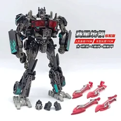 Baiwei TW1022C kolumna szturmowa ze stopu Skyfire Optimus deformacja zabawka król Kong samochód Robot Model 18CM