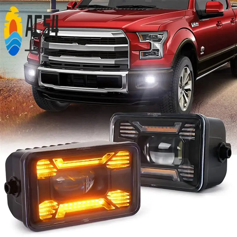 

AC54-12V LED Fog Lights Fog Lights Assembly For Ford F150 2015-2020 Front Bumper Fog Lamps
