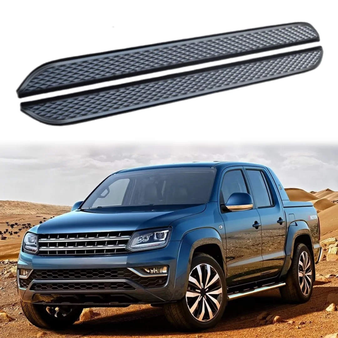 

Fixed Door Side Step fit for Volkswagen VW Amarok 2011-2021 Running Board Aluminium Pedal Step Bars Protector