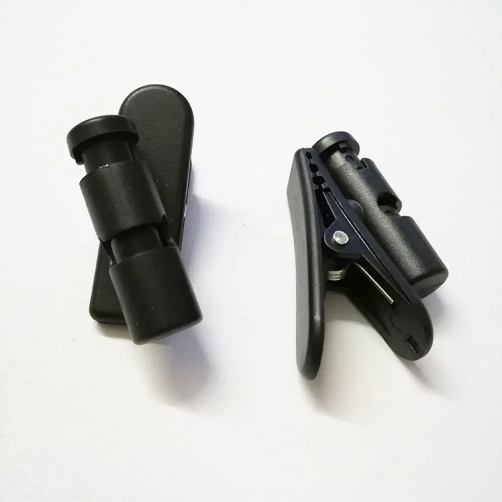 Headset Rotatable Lapel Collar Headphone Plastic Mount Wire Holders Wire Cable Holder Cord Clips Earphone Clamps