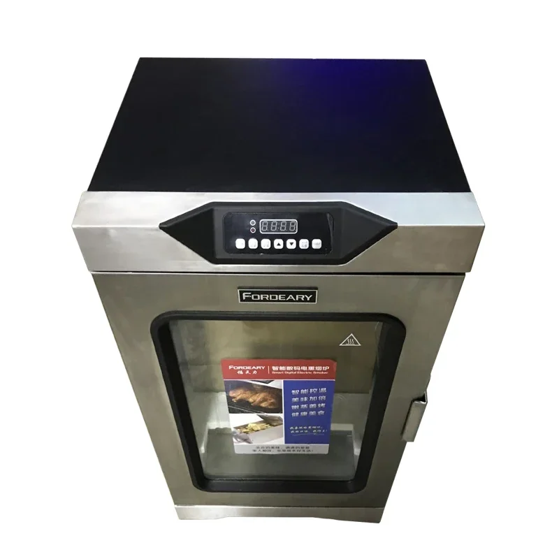 รีโมทคอนโทรลไฟฟ้าเศษไม้เนื้อสัตว์การใช้งาน Smokehouse เตาอบ/ไส้กรอกขนาดเล็กปลารมควันเบคอนเตา