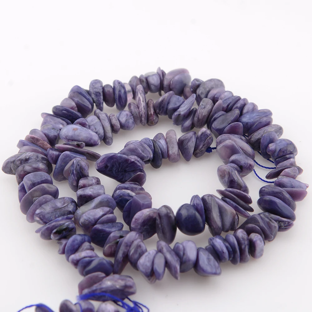 Natrural Nice Charoite Irregular Chip Beads 7mm-9mm DIY Bracelet/Necklace For Jewelry Making