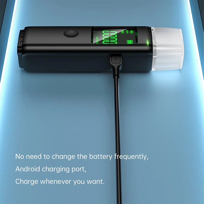 Drunk Driving Breathalyzer Quick Response Professional LCD Digital Display Detector For Drunk Driving Breathalyzer