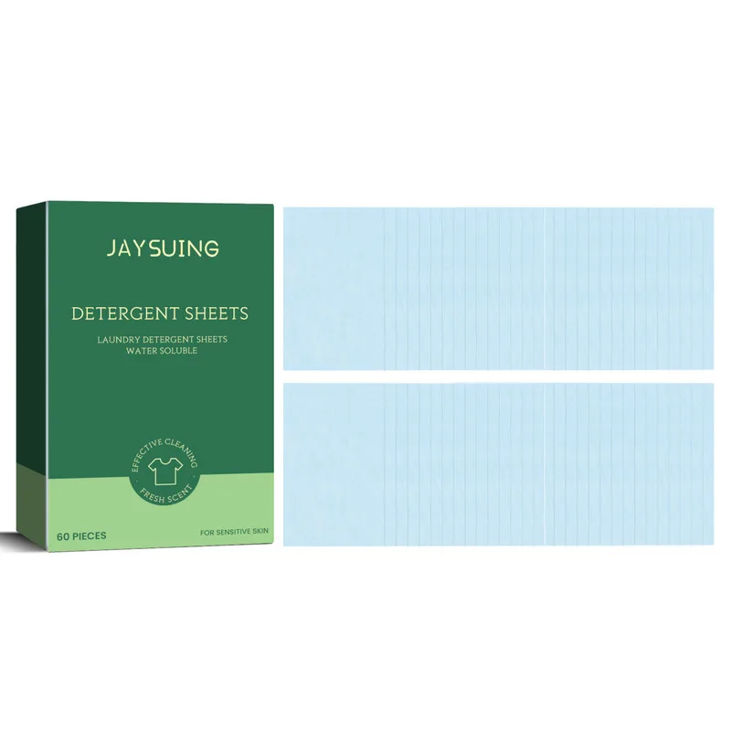 

Laundry Detergent Sheets Multi Purpose Household Powerful Stain Removal Oil Stain Cleaner Laundry Sheets