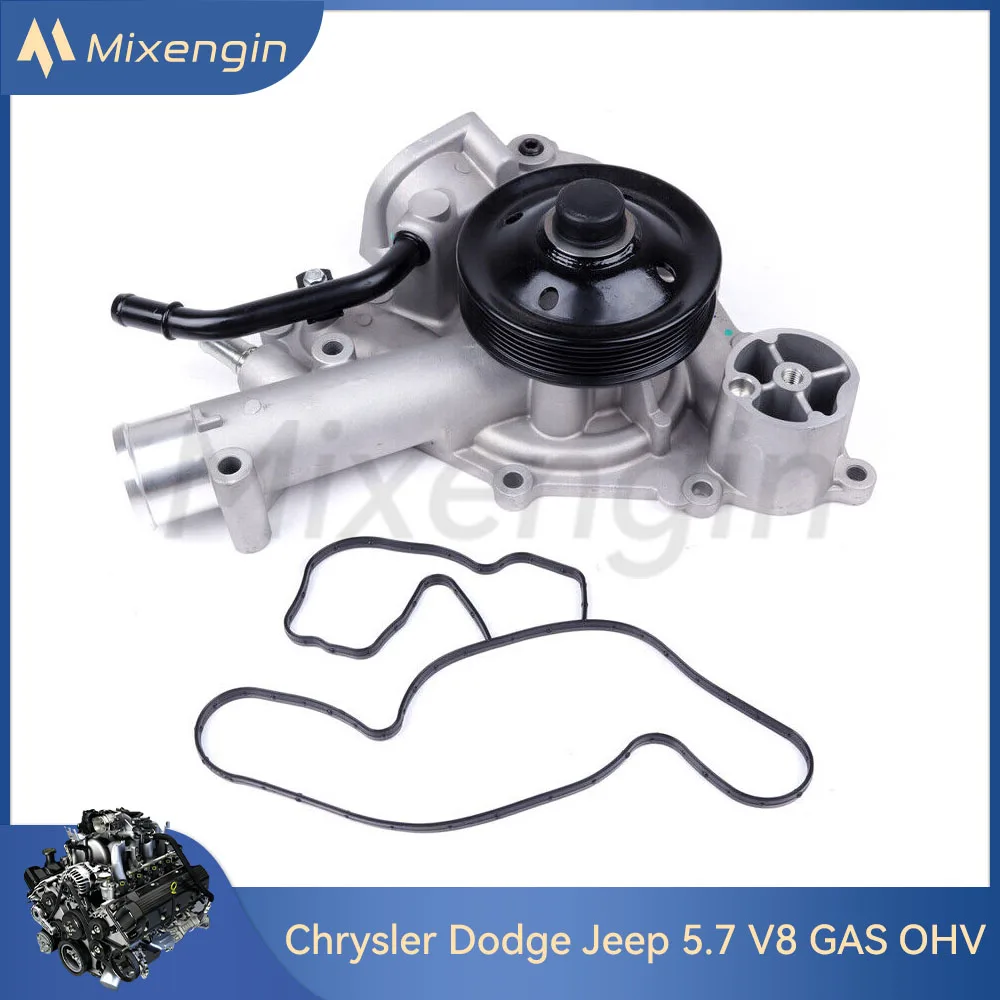 Water Pump kits fits 5.7 L V8 GAS OHV Naturally Aspirated for Ram Chrysler Dodge 1500 2500 Durango 3500 5.7L OEM AW6341