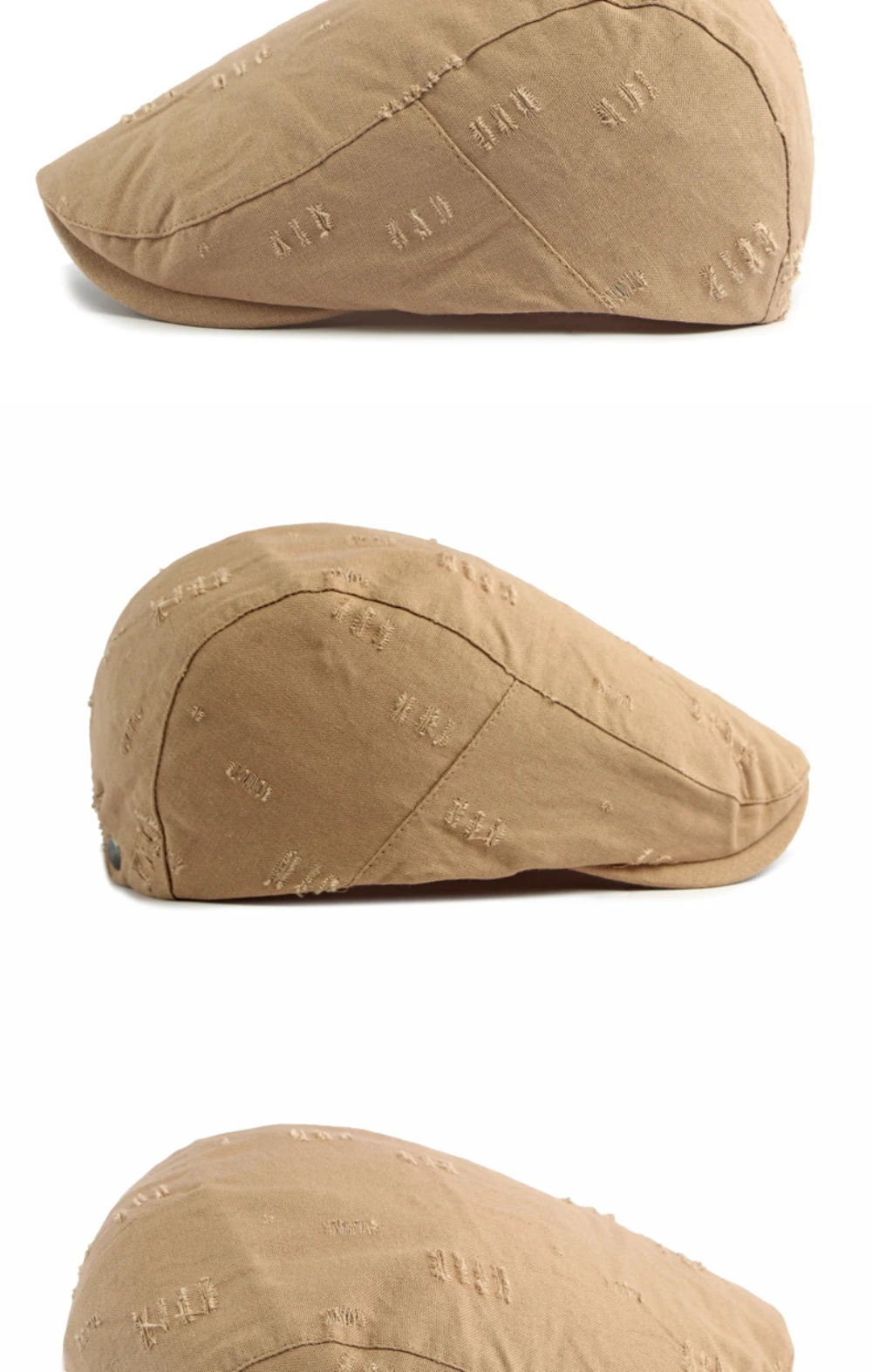 HT5074 Herren- und Damen-Baskenmützen, Künstler-Baskenmütze, Verstellbare Ivy-Flatcap für Frühling und Sommer, Atmungsaktive Baskenmütze – Detail 8