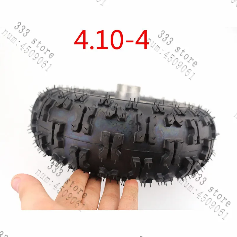 4.10-4 tire 4  inch  wheel inner tube hub rims for electric tricycle scooter 4 wheeled vehicle ATV    Quad Go Kart 47cc 49cc