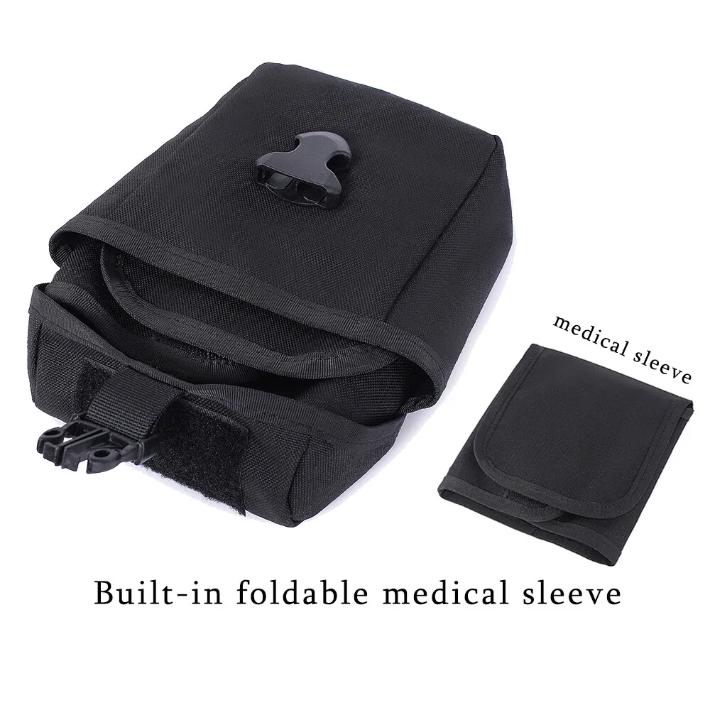 Kit di pronto soccorso medico tattico Molle Borsa IFAK Custodia di sopravvivenza di emergenza esterna Borsa da campeggio per attrezzi EMT