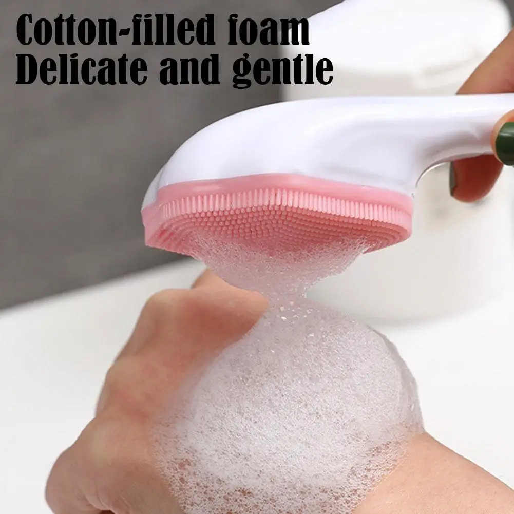 Zachte siliconen gezichtsreinigingsborstel Gezichtsmaskerborstel Gezichtsreiniger Mee-eter verwijderen Make-up tool Exfoliërende massageborstels
