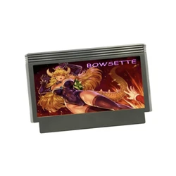 BOWSETTE 60 Pins Retro Game Cartridge for FC Console 8 Bit Video Game Card