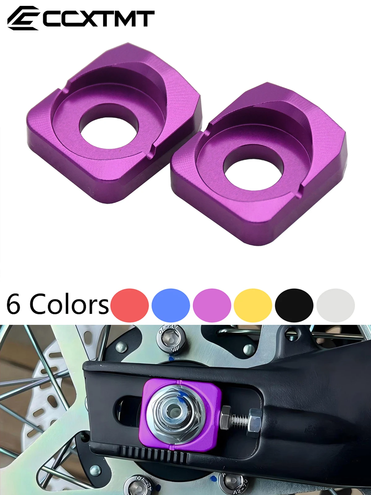 AliExpress CCXTMT Motocross Rear Axle Blocks Chain Adjuster For Sur Ron Sur-Ron Surron Light Bee X & Light Bee S Universal Electric Bike Parts