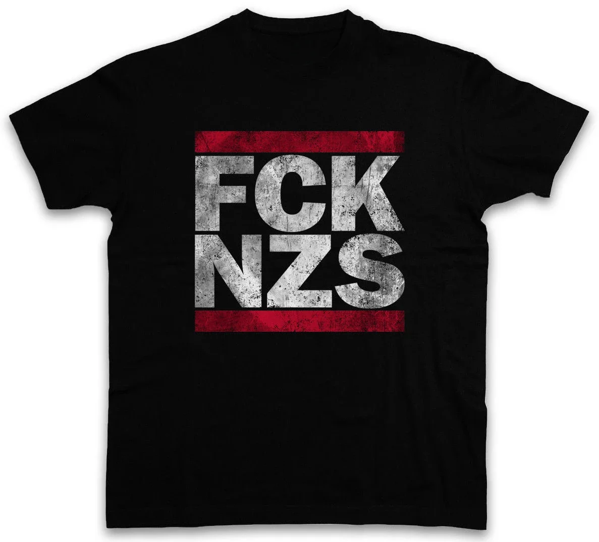 Fashion Classic Unique T-Shirt Gift Fck Nzs T-Shirt Anti Nazis Fun Shirt Coexist Demonstration Fluchtlinge Harajuku Tops