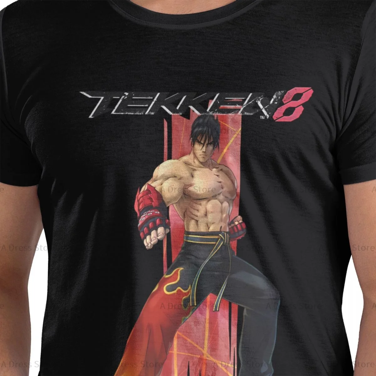 Fighting New Game Tekken Men's round neck T-shirt,Oversized print Tee Shirt,Casual Large Size Tshirt