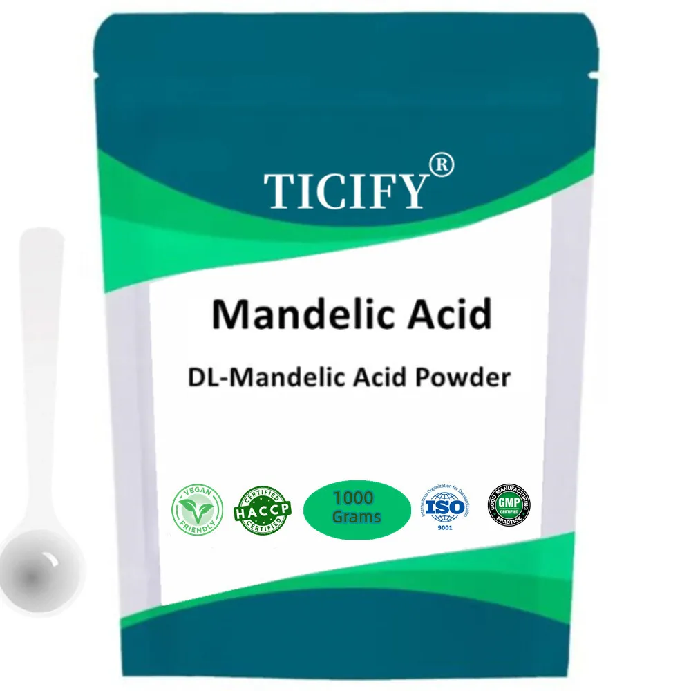 High Grade DL Mandelic Acid Powder Cosmetics Raw Material Mandelic Acid Treat Acne and Reduce Wrinkles