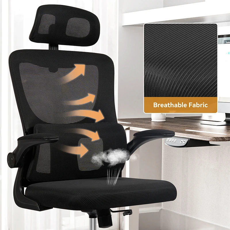 Office Chair Ergonomic High Back Chair Mesh Sliding Gaming Computer Chairs Adjustable Rotating Armchair Commercial Home Furnitur