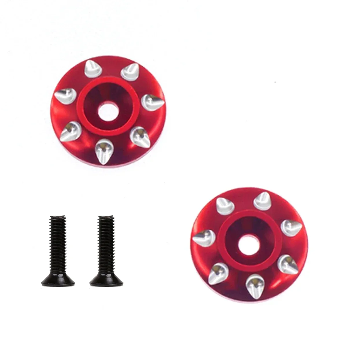 2pcs M3 Aluminum Colourful Countersunk Umbrella Flat Head Screw Concave Conical Decorative Groove Washer accessory