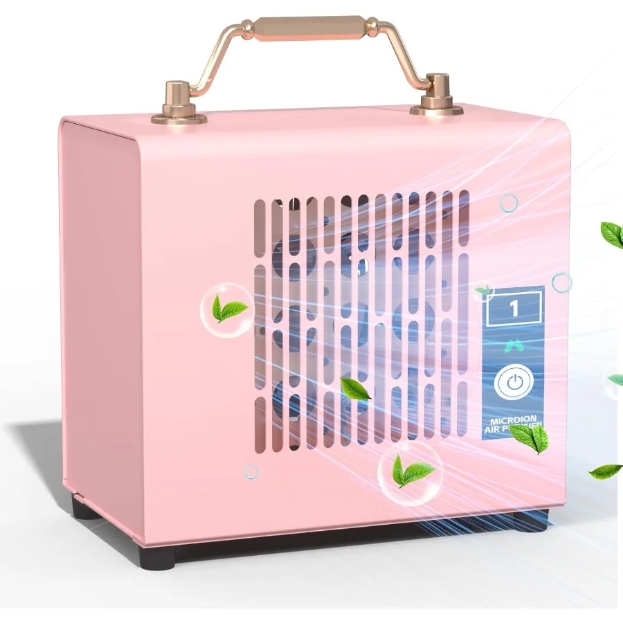 

Portable Ionic Air Purifier Hassle-Free Design Type-C Rechargeable 6-Hour Battery Removes 99.5% of Pollen and Smoke Ultra-Quiet