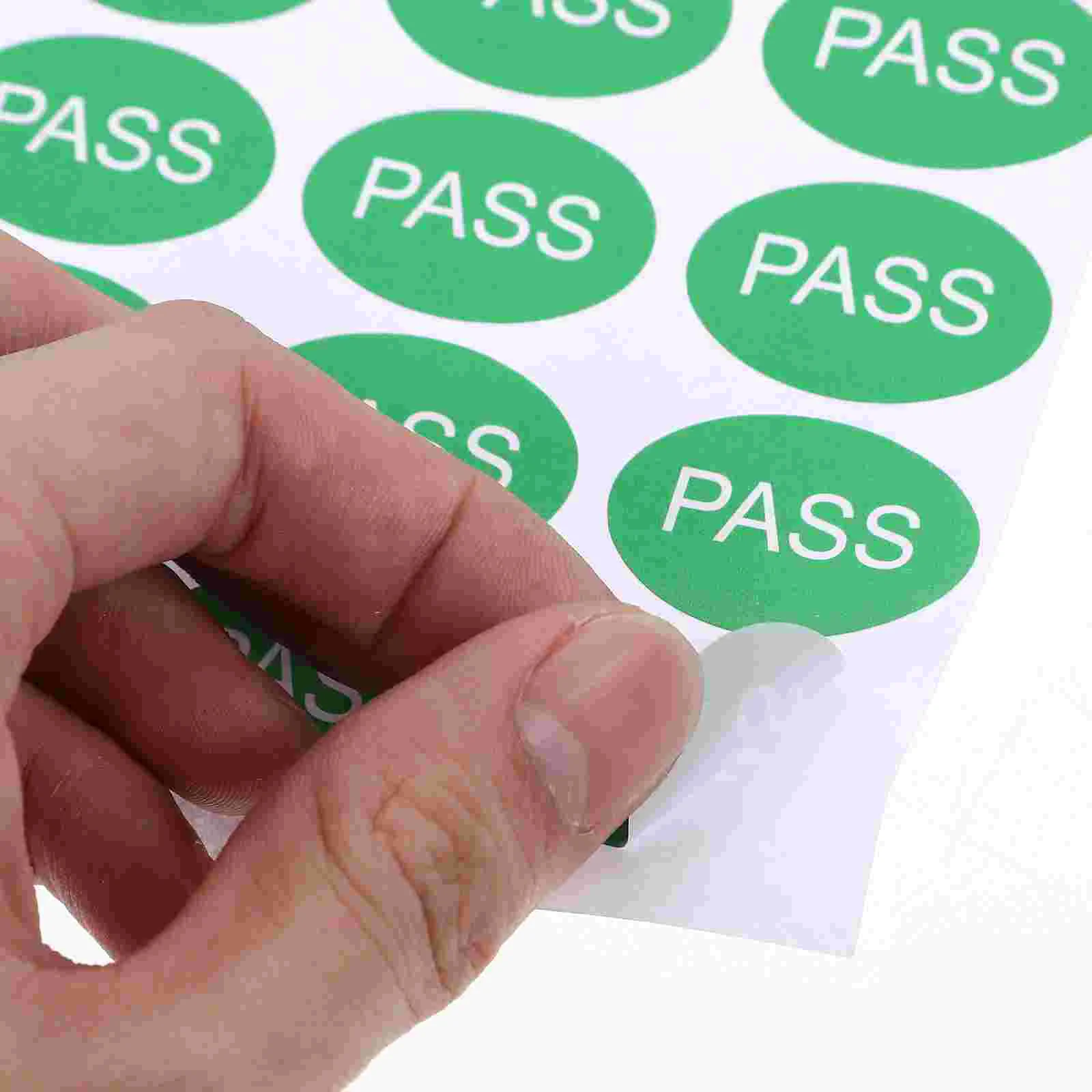 2000Pcs QC Passed Stickers QC Check Stickers QC Passed Tag Stickers Adhesive Warehouse Tested Labels